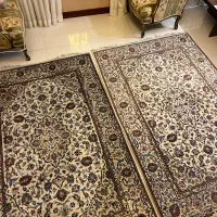 یک جفت قالیچه دست بافت کاشان