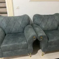 مبل هفت نفره دورنگ|مبلمان خانگی و میز عسلی|رشت, سلیمانداراب|دیوار