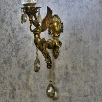 لوستر برنج|لوستر و چراغ آویز|رودهن, |دیوار