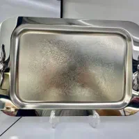 ۲ عدد سینی استیل پذیرایی اصل اهنربانگیر