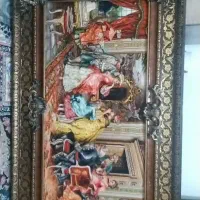 تابلوفرش کلاسیک اروپایی با قاب سلطنتی و بسیار زیبا