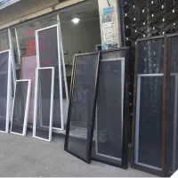 پنجره ای توری پلیسه ای UPVC دوجداره شیشه بالکنی|مصالح و تجهیزات ساختمان|تهران, فرحزاد|دیوار