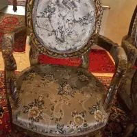 حراج مبلمان کلاسیک استیل فرحی چوب گردو 9نفره|مبلمان خانگی و میز عسلی|تهران, حبیب الله|دیوار