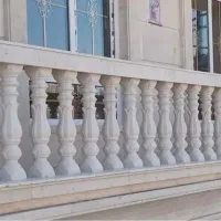 تولید انواع نرده صراحی طرحدار سراهی 70 سانتی سنگی|مصالح و تجهیزات ساختمان|رشت, گلسار|دیوار