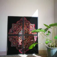 تابلو فرش دست بافت قدمت بالا