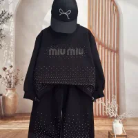 miu miuست دخترانه نگین کاری