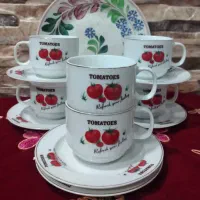 چای خوری گل گوجه قدیمی