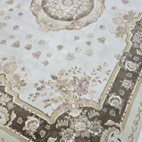 دو تخته فرش12متری کرم گردویی