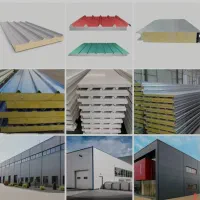 پارتیشن اتاقک پوشش سقف و دیواره ساندویچ پنلی