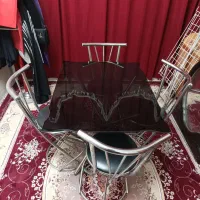 میز ناهار خوری 4نفره|میز و صندلی غذاخوری|رباطکریم, رباطکریم|دیوار