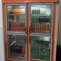 یخچال مغازه دو طرف ویترین