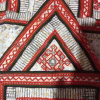 سیاه سفید دوزی و زه دوزی|لباس|ایرانشهر, |دیوار