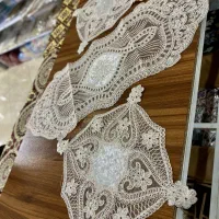 رومیزی دانتل ۳ تیکه وارداتی|پرده، رانر، رومیزی|قم, ولیعصر|دیوار