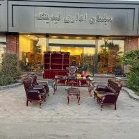 مبلمان اداری کلاسیک میزمدیریتی کوروش و‌مبل طلاکوب|دفتر کار|تهران, شهرک شریفی|دیوار