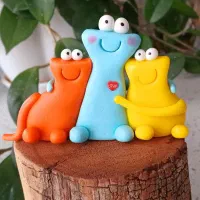 عروسک های خمیری سفارشی زیبا