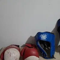 دستکش بوکس ساقبند و کلاه