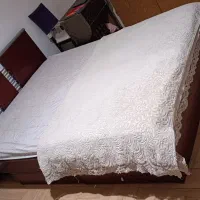 ست تخت mdf کارکرده|تخت و سرویس خواب|تهران, شهر زیبا|دیوار