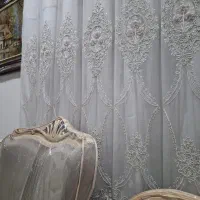 پرده خامه دوزی شده