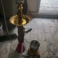 قلیون و زغال سرخ کن