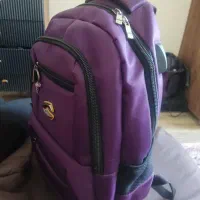 کوله مدرسه لب تابی با شارژر|کیف، کفش، کمربند|سیرجان, |دیوار