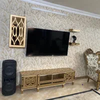میزتیوی با شلف و باکس و اینه کنسول و ساعت اینه ای|بوفه، ویترین، کنسول|ری, دولت‌آباد|دیوار