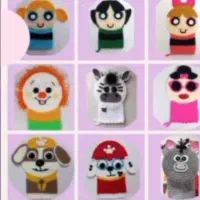 لیف های عروسکی خوشگل وجذاب|لوازم حمام|رشت, دیلمان|دیوار