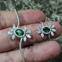 ست دستبند و انگشتر  نقره آبکاری طلا سفید وارداتی|جواهرات|شیراز, شریف‌آباد|دیوار