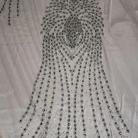 پنل کریستالی پارچه لباس مجلسی