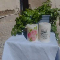 شمع تزیینی|صنایع دستی و سایر لوازم تزئینی|خاش, |دیوار