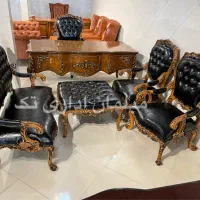 مبلمان اداری دفتری سلطنتی ساینا/مشکی پتینه|دفتر کار|چهاردانگه (تهران), |دیوار