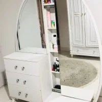 میزآرایش و دراور ودو عدد پاتختی|مبلمان خانگی و میز عسلی|رشت, استقامت ۱|دیوار