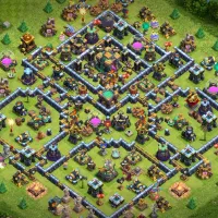 اکانت کلش آف کلنز تان ۱۴ نیمه مکس