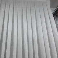 پرده پلیسه ساده