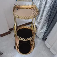 بوفه،ساعت ایستاده طرح برنز(آلیاژ) میزبار برنز اصل