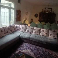 مبل ال طوسی ۹ نفره|مبلمان خانگی و میز عسلی|تهران, قزل قلعه|دیوار