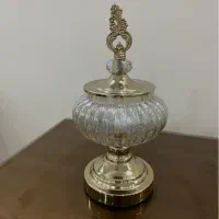 شکلات خوری پایه دار شیشه ترک نو