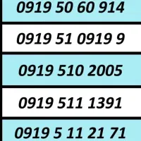0919|سیم‌کارت|اسلام‌شهر, زرافشان|دیوار