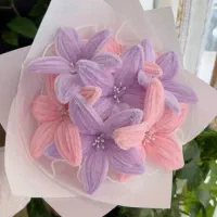 گل لیلیوم دست ساز برای یلدا ولنتاین روز پدر|گل مصنوعی|تبریز, |دیوار