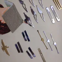 پلاک دستبند استیل رنگ ثابت