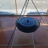 منقل سرخ پوستی با ساج درب دار