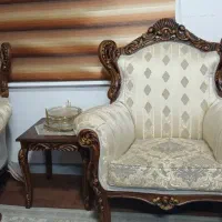 مبل سلطنتی ۹ نفره در حد نو سفارشی بدون مشابه