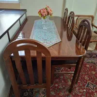 میز  ناهار خوری  هشت نفره تمام  چوب