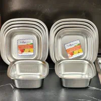 لکن و آبکش ۵تیکه مربع