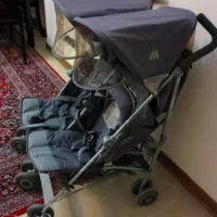 کالسکه  دوقلو  عصایی