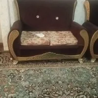 مبل چهار نفره و تلویزیون|مبلمان خانگی و میز عسلی|خرمدره, |دیوار