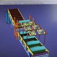 طراحی صنعتی و ساخت دستگاه ، فیکسچر ، خط رنگ پودری