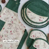 دوخت سرویس آشپزخانه با بهترین متریال|سفره، حوله، دستمال آشپزخانه|مرودشت, بیست متری بیمارستان|دیوار