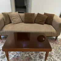 مبل راحتی و میز جلو مبلی به همراه میز ناهارخوری|مبلمان خانگی و میز عسلی|ری, منصوریه منگل|دیوار