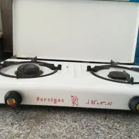 گاز دو شعله  تمیز و سالم و نو