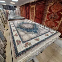 ۹ متری فرش آبی فیروزه ای کد 235